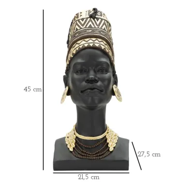 DONNA MASAI Turban 21,5 27,5 45 cm